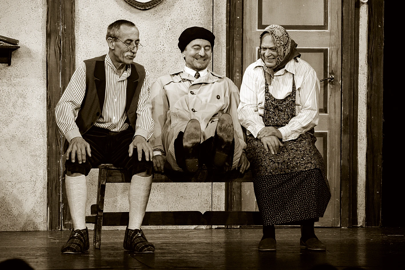 Scéna z inscenace Posel z Liptákova