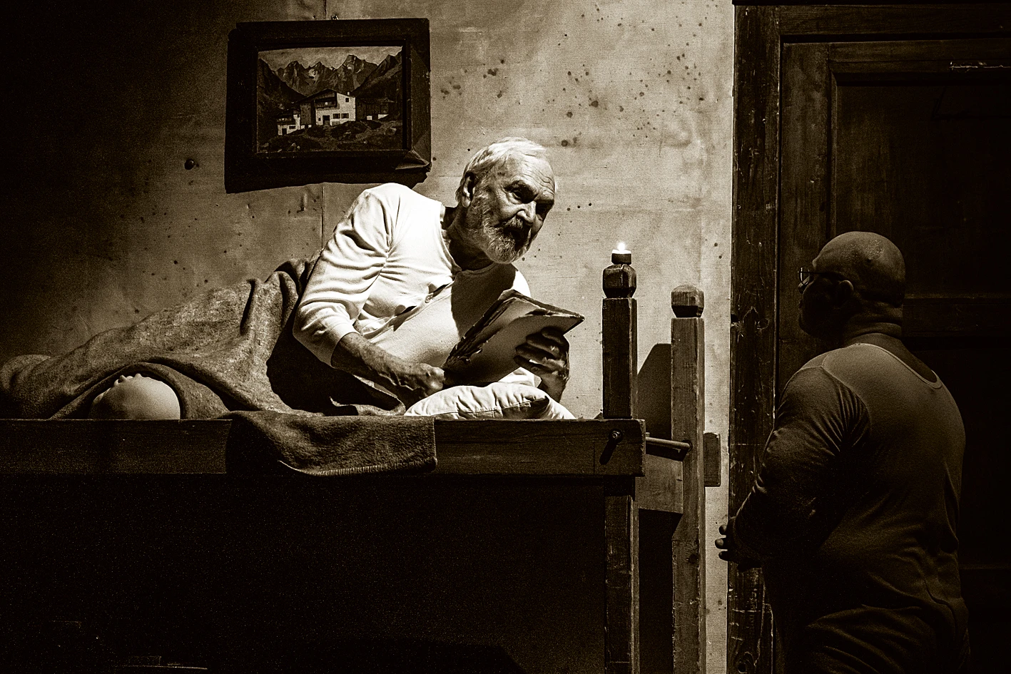 Scéna z inscenace Lijavec