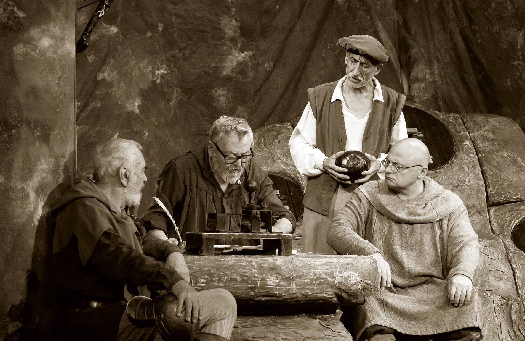 Scéna z inscenace Blaník